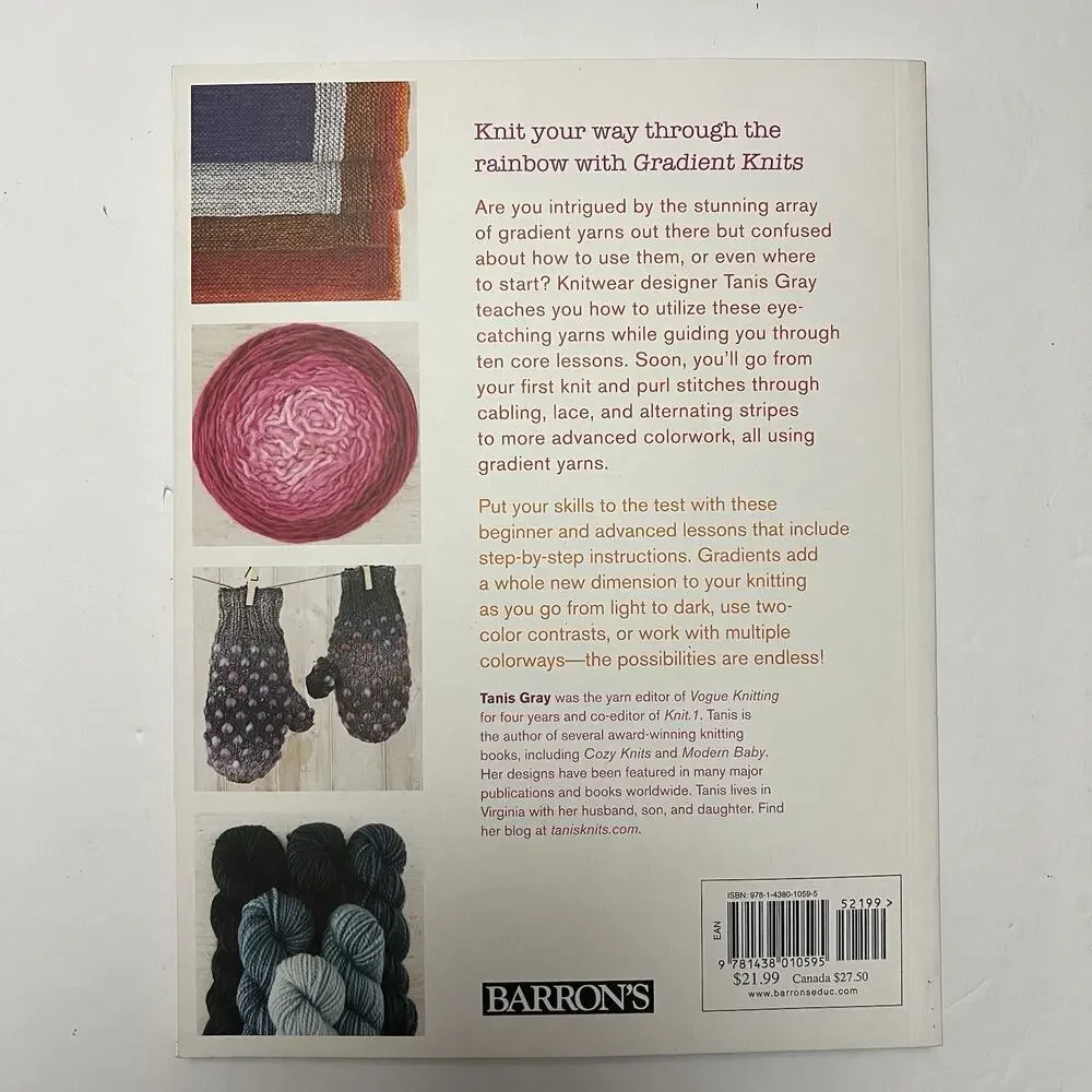 Gradient Knits 10 Lessons and Projects Using Ombre Colorwork Slip Stitch Texture